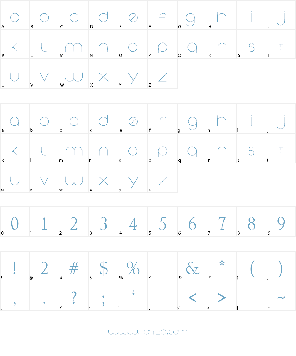 Vaguely Fatal Font Character